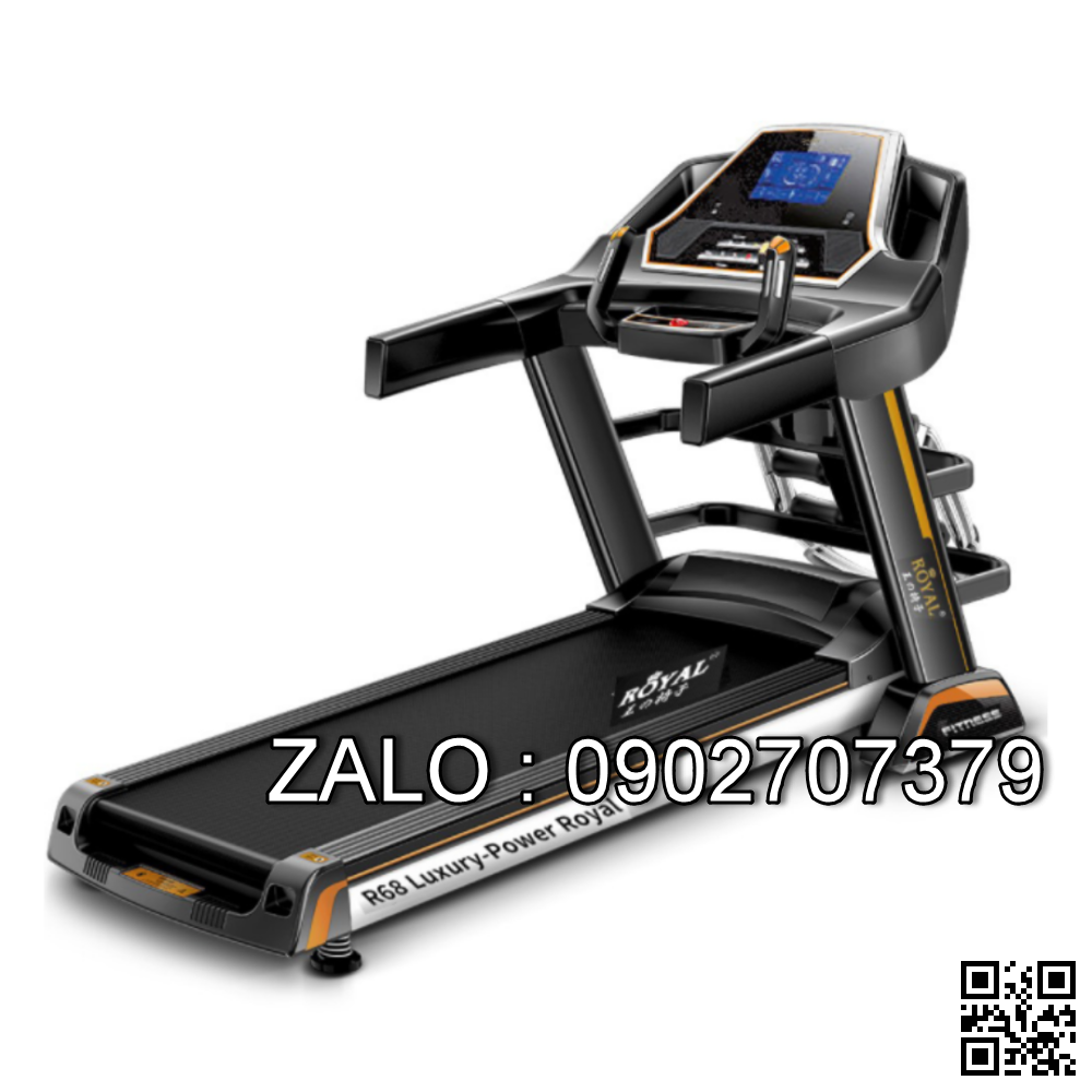 Máy chạy bộ cơ 10 chức năng Royal -111