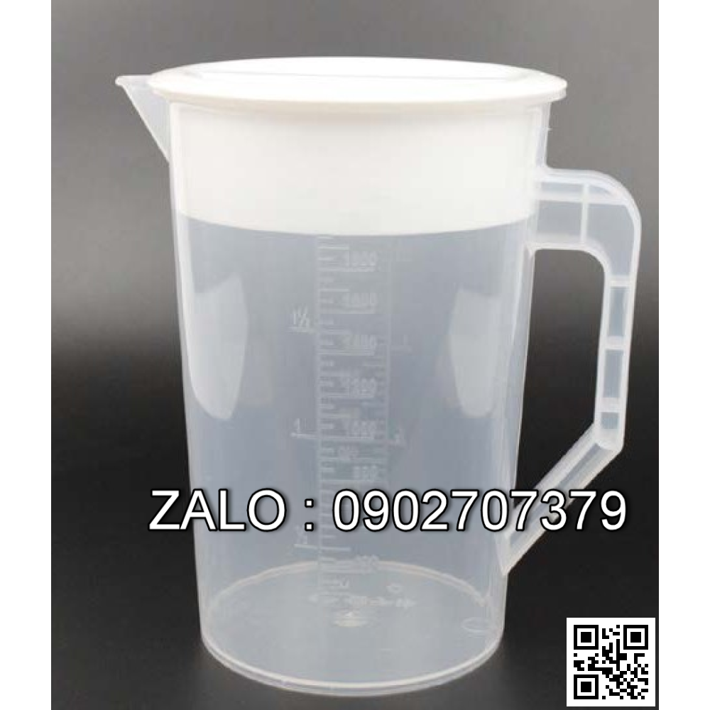 Xô nhựa chia vạch có nắp loại 100ml