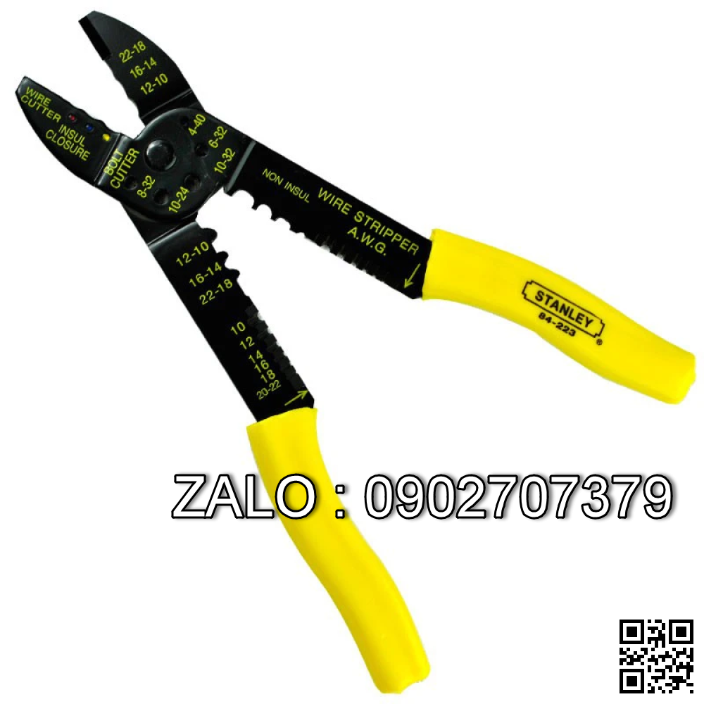Kìm bấm cốt Stanley 84-223-22 9in/230mm