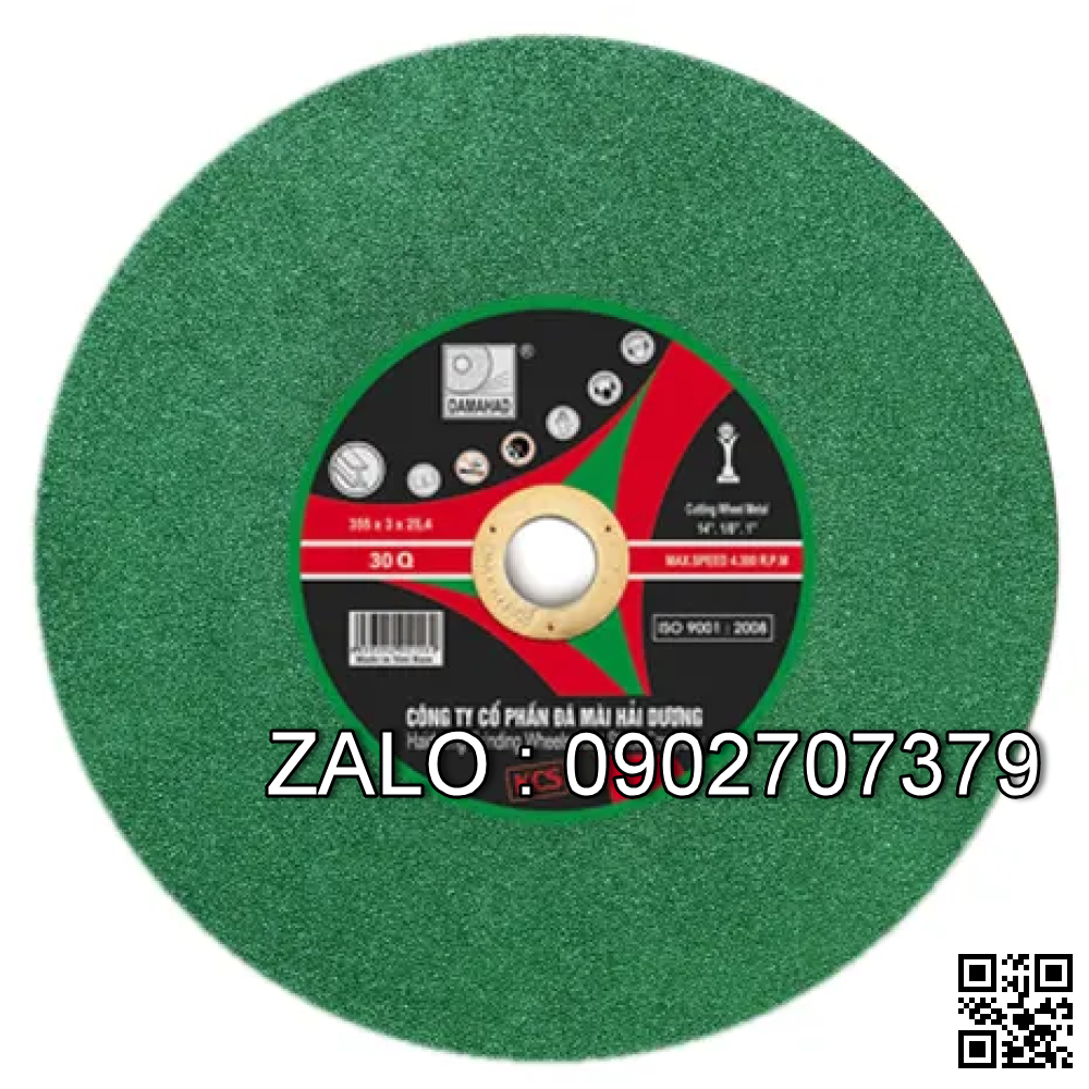 Đá cắt hải dương xanh 100mm
