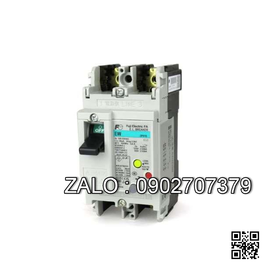 CB khối chống giật Fuji EW100EAG-2P 75A, 10kA