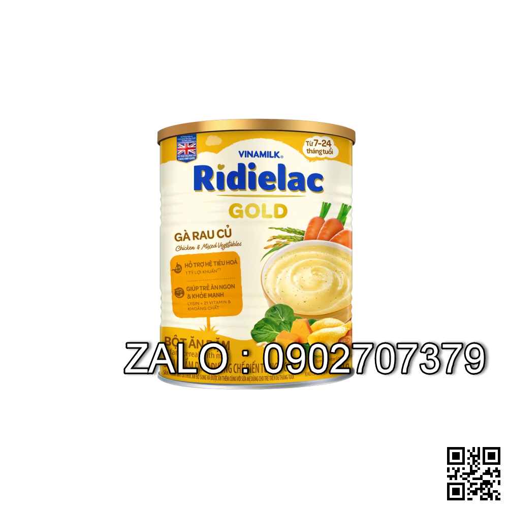 Vinamilk Ridielac Gold Bột ăn dặm Bò Rau Củ 350g