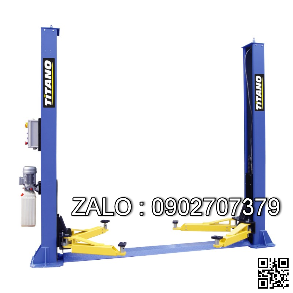 Cầu nâng ô tô 2 trụ giằng trên 4000B - 4 tấn