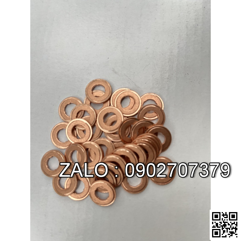 Bộ oring long đền béc phun động cơ Cummins xe nâng Hyundai 25T (ID 20x3mm)