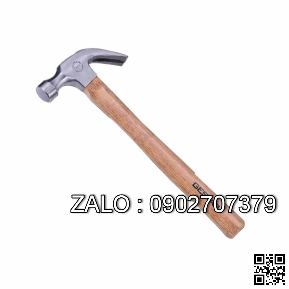 Búa đinh cán gỗ TOPTUL 16oz/450g HAAD1633