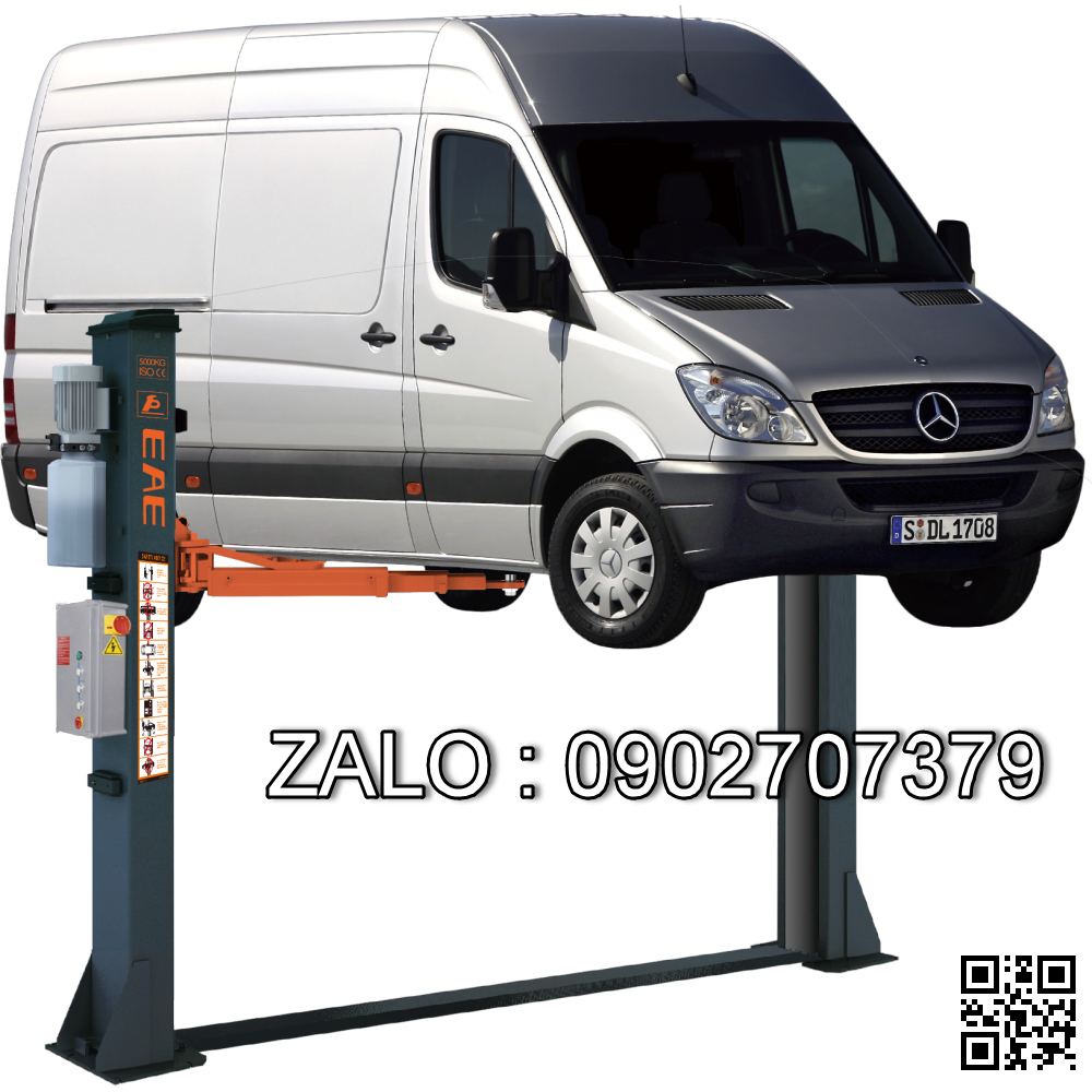 Cầu Nâng Ô Tô 2 Trụ Cáp Dưới EAE EE-6255E 5 Tấn