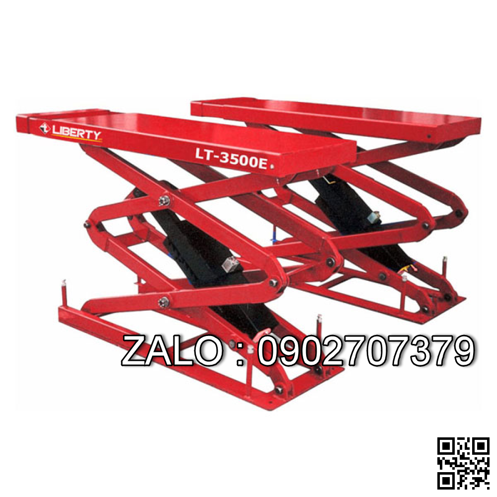 Cầu Nâng Bụng Ô Tô Lắp Âm Sàn Liberty LT-3500E 3,5 Tấn