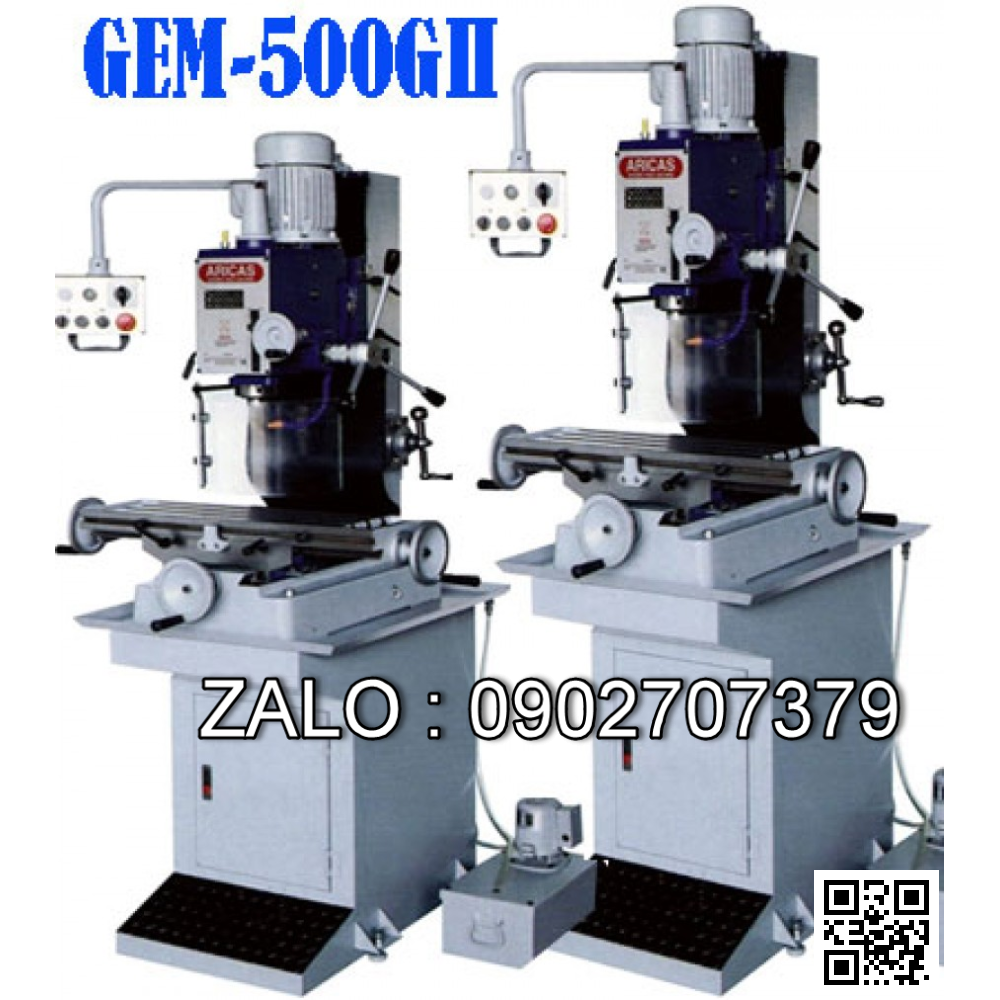 Máy khoan phay hộp số GEM-500GII