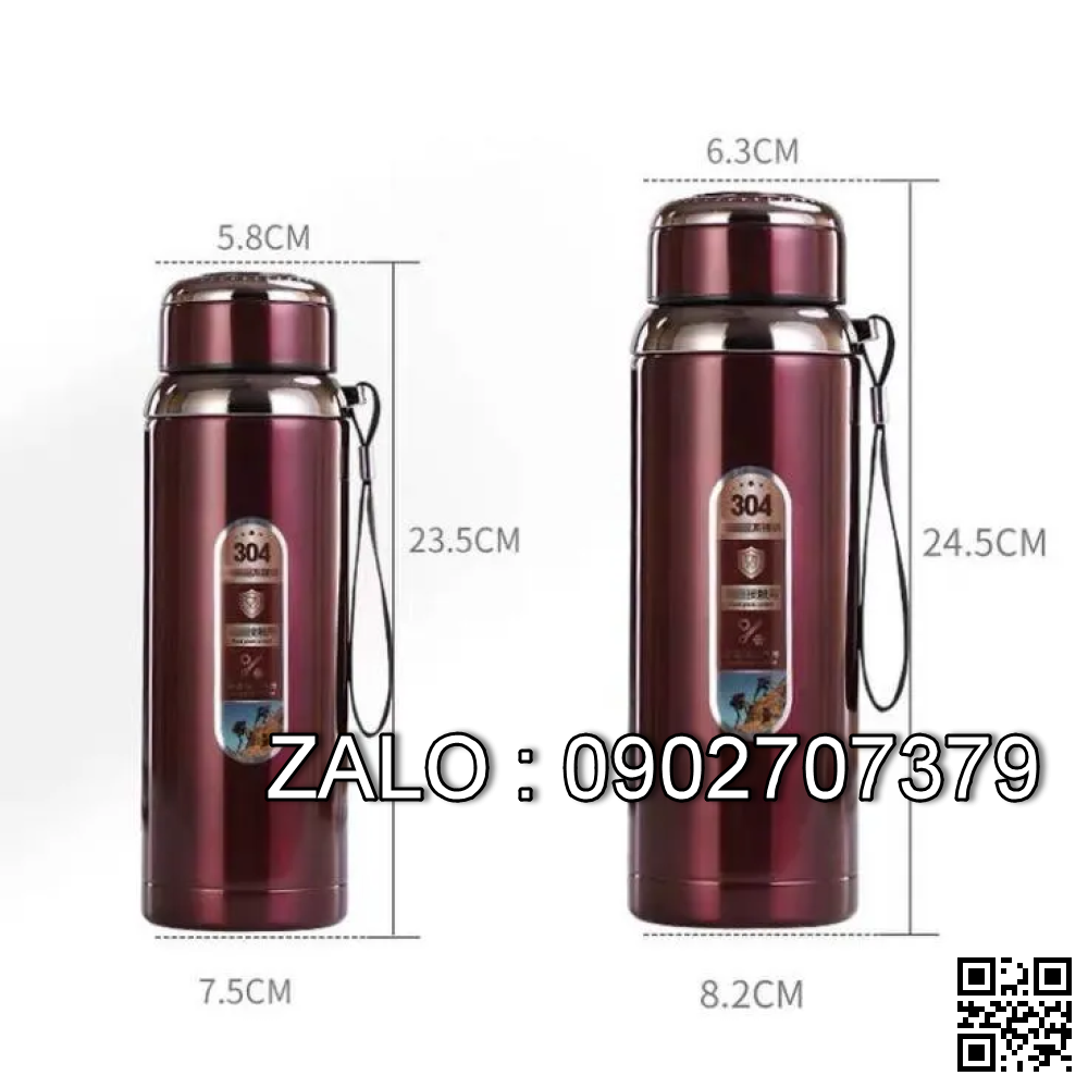 Bình giữ nhiệt vaccum sus316- 800ml (Kiện 50 cái)