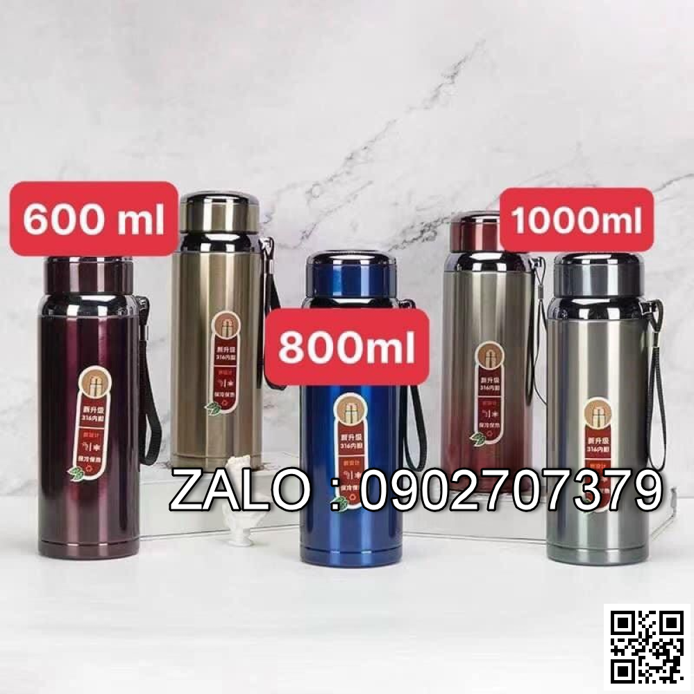 Bình giữ nhiệt vaccum sus316- 600ml (Kiện 50 cái)