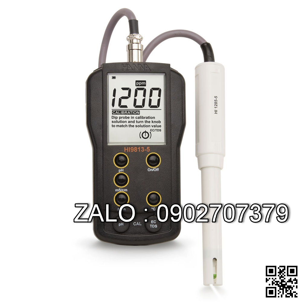 Máy đo pH/EC/TDS/nhiệt độ HANNA HI 9813-5