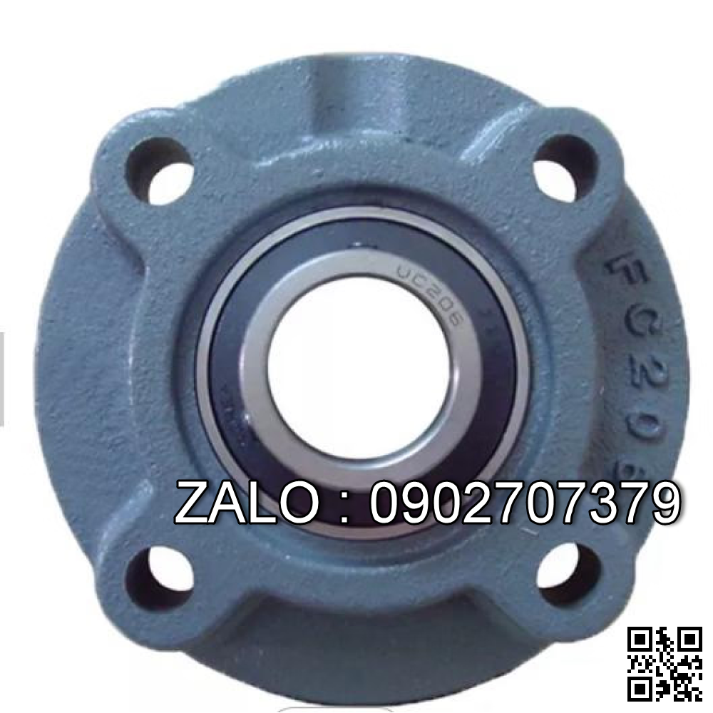 Vòng bi UC306 + Bade nam 2 lo FL306