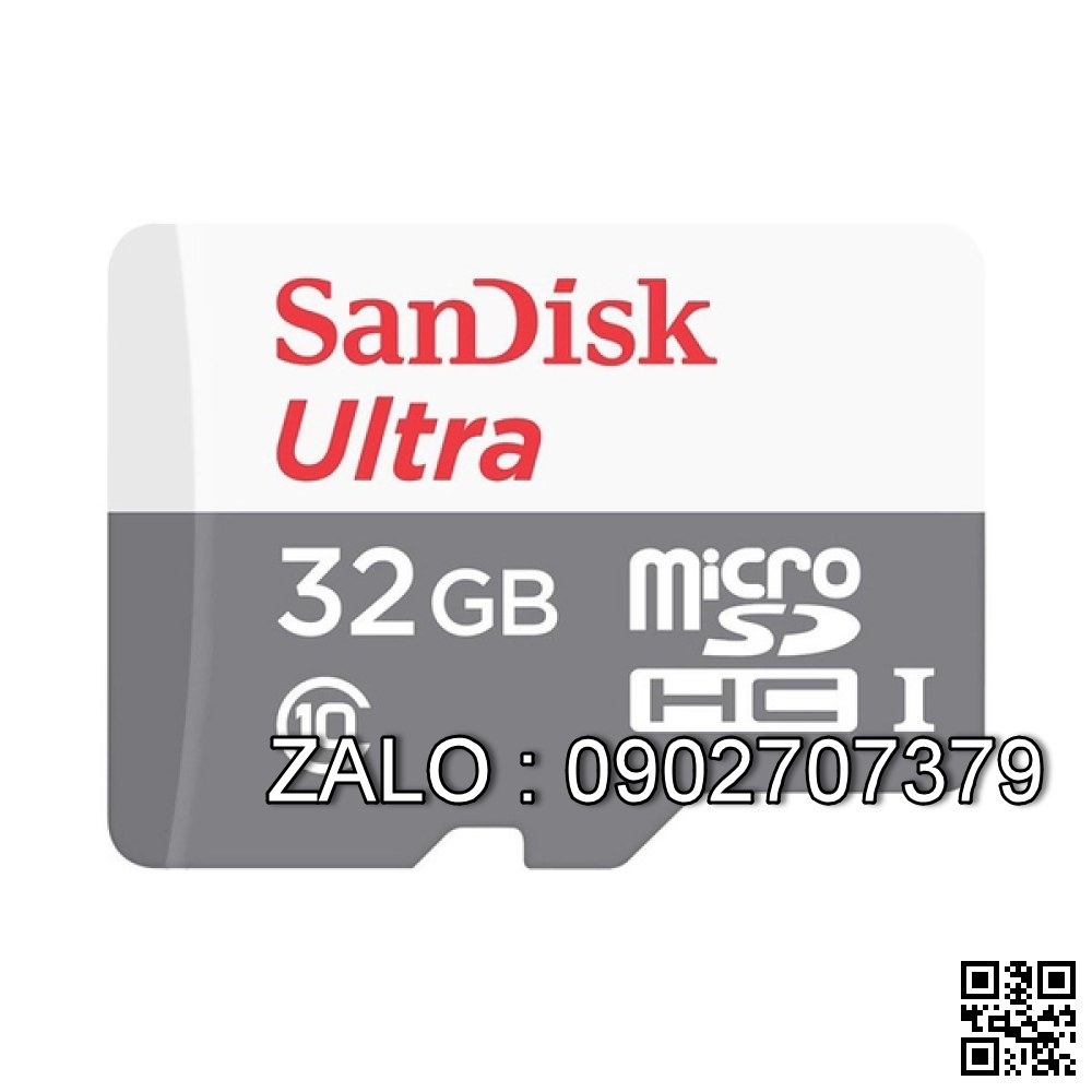 Thẻ Nhớ MicroSD Sandisk 32G - 100Mb/S Class 10 Box Chính Hãng