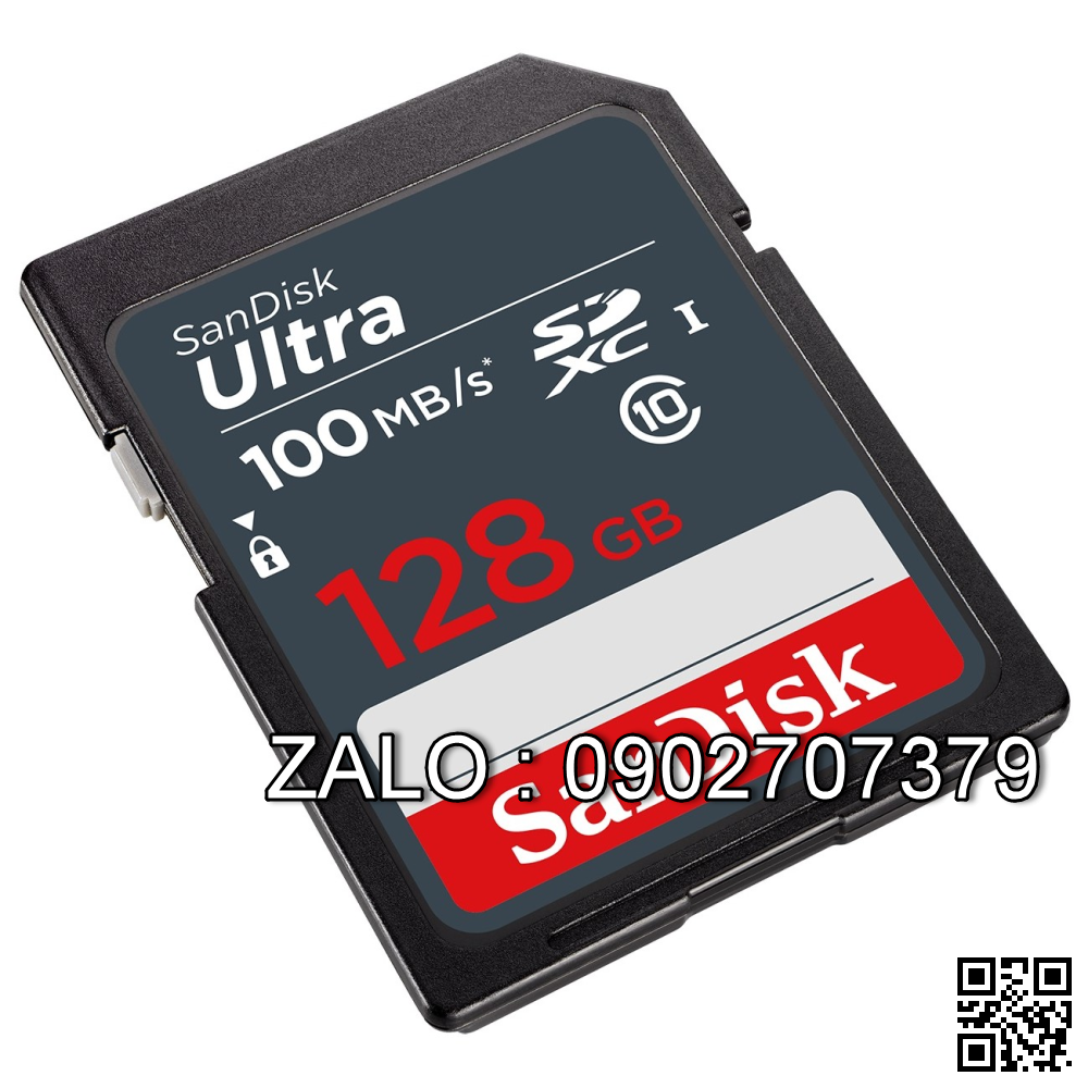 Thẻ Nhớ MicroSD Sandisk 128G - 100Mb/S Class 10 Box