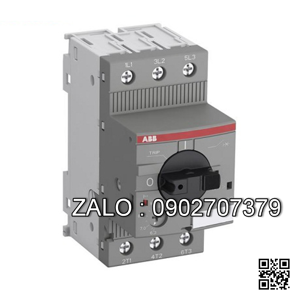 CB bảo vệ động cơ ABB MS132-1 (0.63-1A) 0.25kW