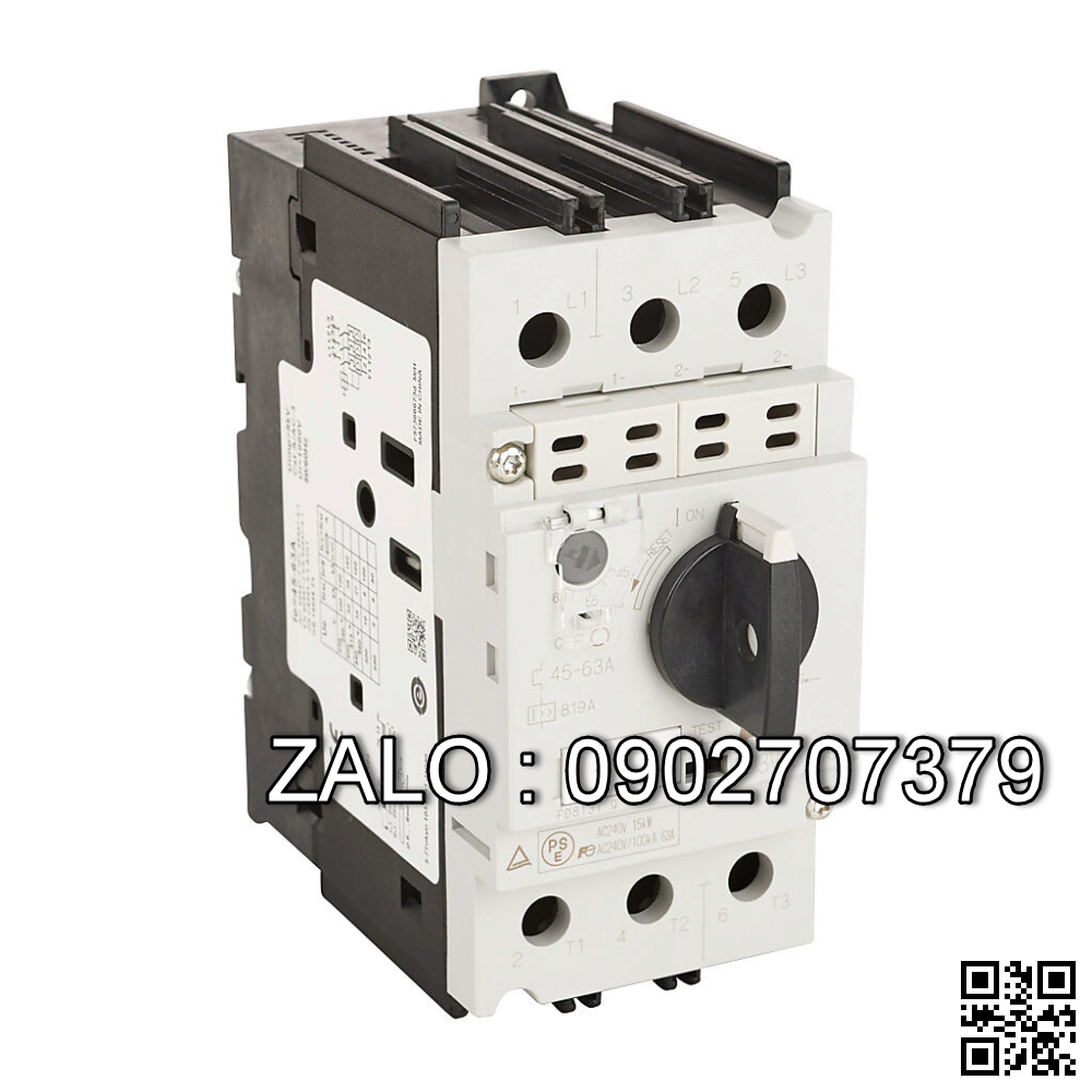 CB bảo vệ động cơ Fuji BM3VHBK-063 (45-63A) 30kW