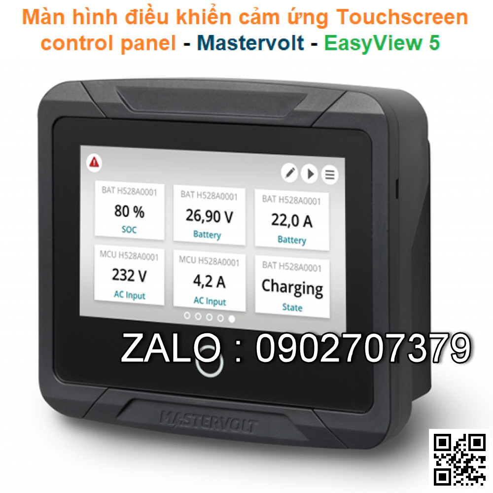 Hệ thống điều khiển với panel cảm ứng màu