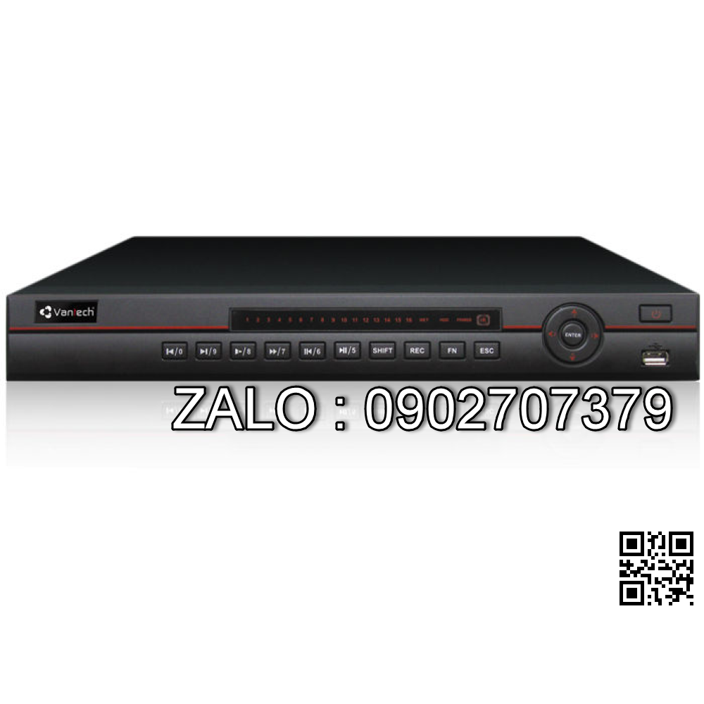 Đầu ghi hình IP và Analog VANTECH VP-8700NVR2
