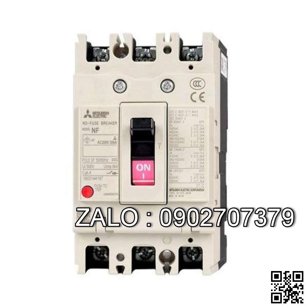 MCCB Mitsubishi NF250-RGV 3P 125-160A 150kA