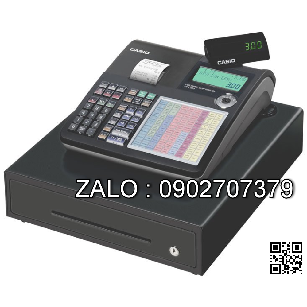 Máy tính tiền Casio SE-C300 (bao gồm két)
