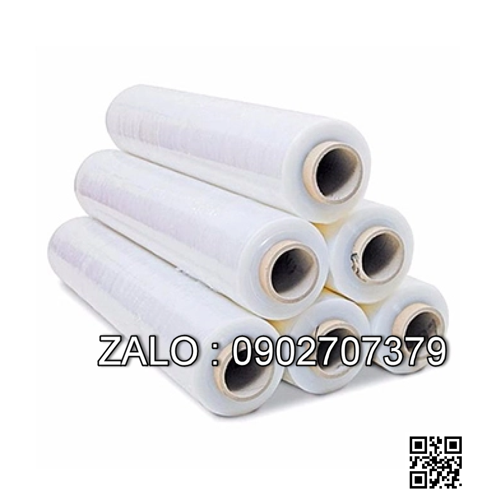Màng PE Màu Trắng khổ 40cm 2,2kg (lõi 0.7kg)