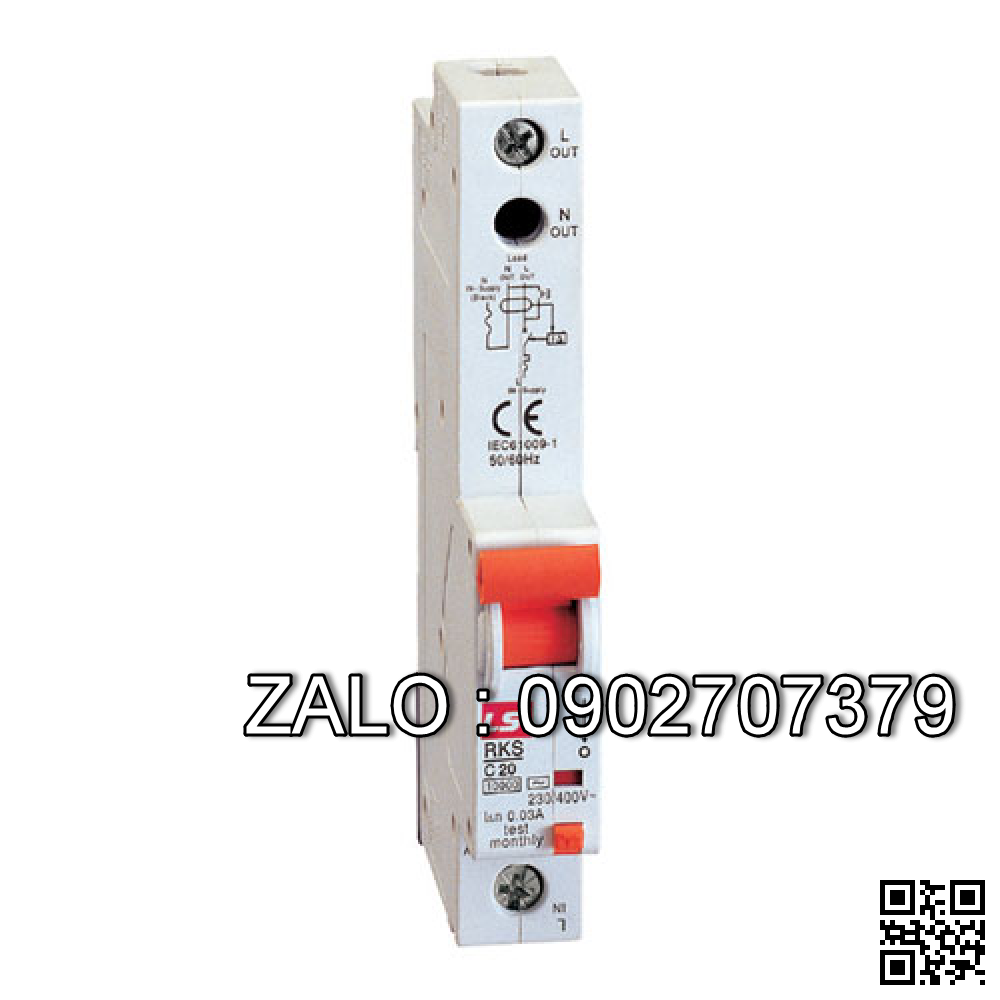 RCBO LS RKS 1P+N 25A 10kA 30mA