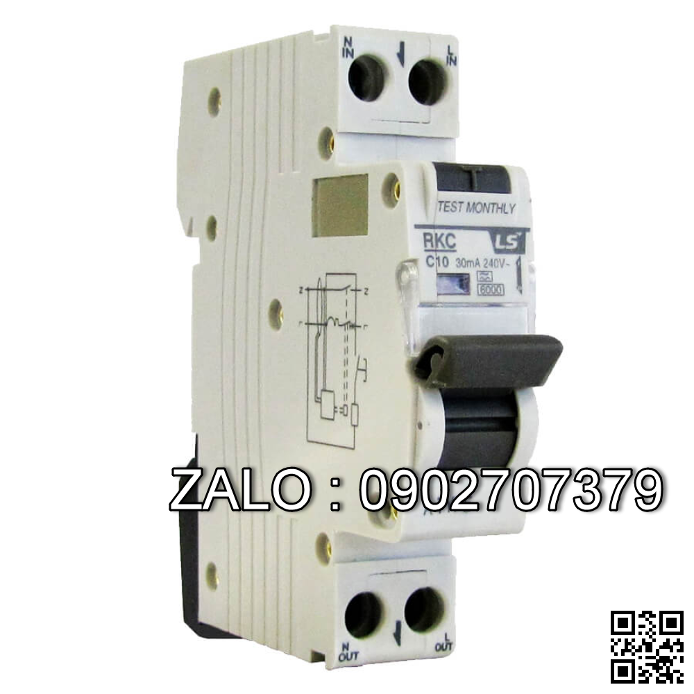 RCBO LS RKC 1P+N 25A 6kA 30mA