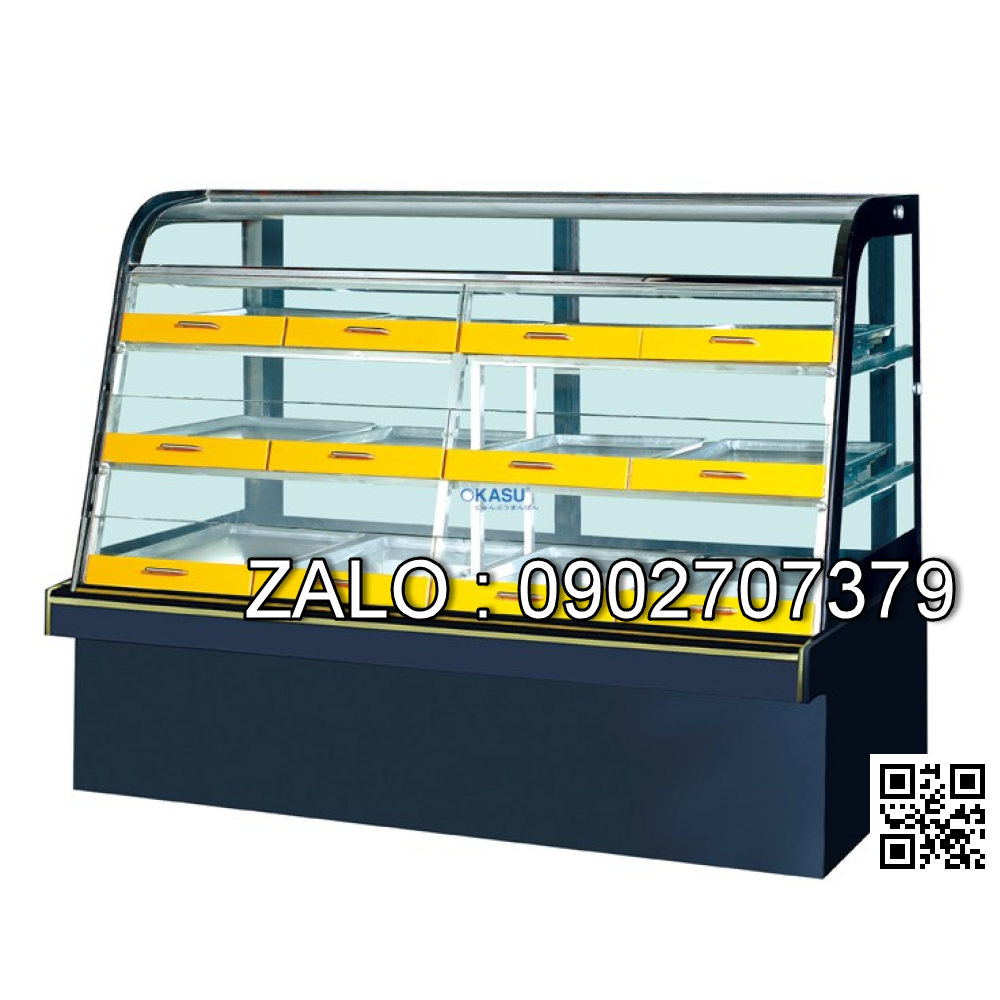 Tủ trưng bày bánh kem có ngăn kéo OKASU Q-15V3