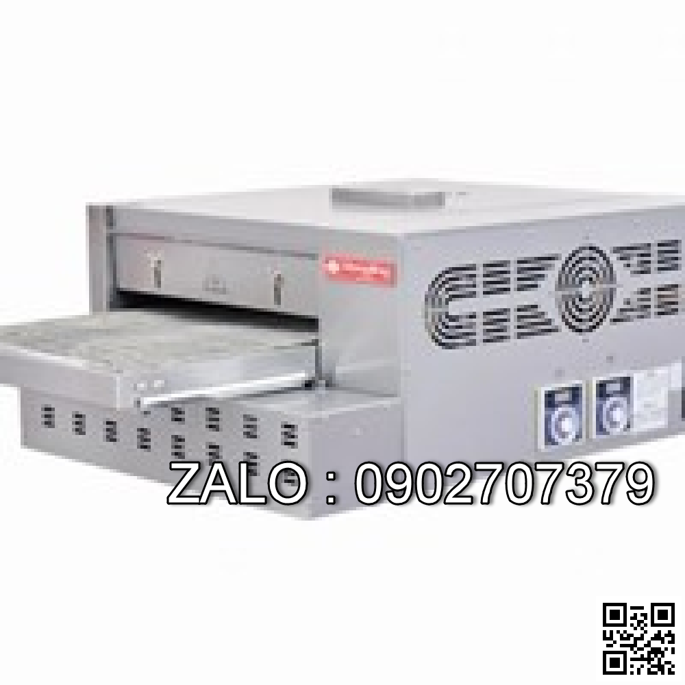 Lò nướng pizza băng chuyền dùng gas Hongling PZG18