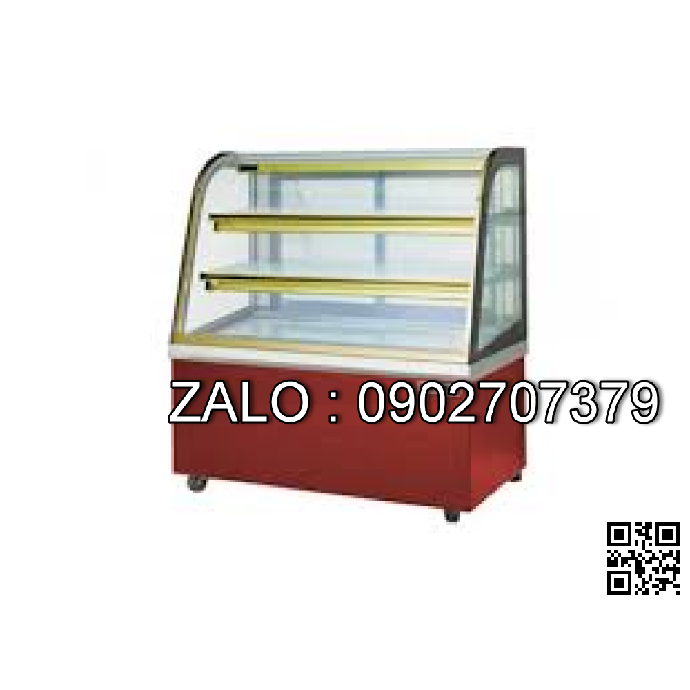 Tủ trưng bày bánh nóng kính cong HDW15GM13-3