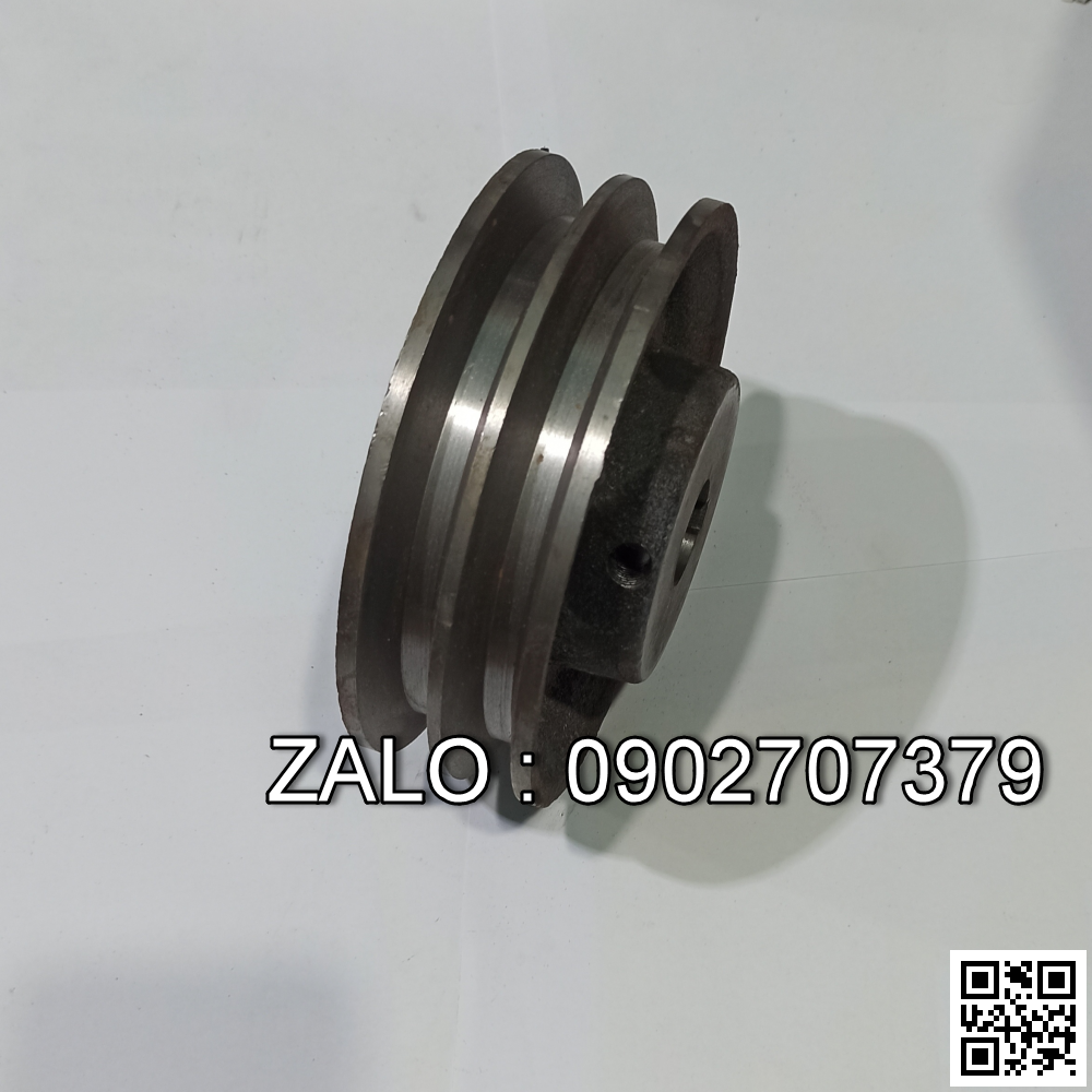 Pulley điều chỉnh sức căng phi 100x29mm 2 rãnh tam giác 10x10mm