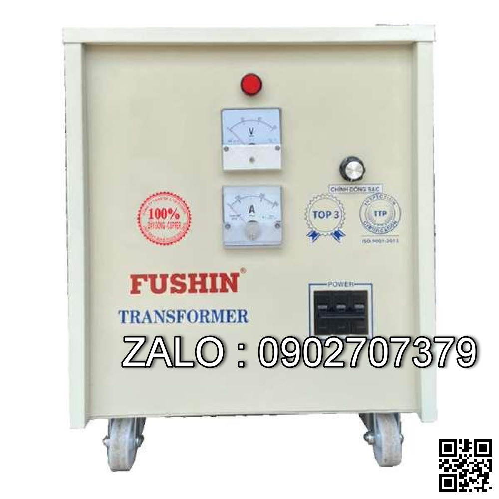 Máy sạc tự động 12V - 10A Dây đồng - Nhản hiệu : Fushin