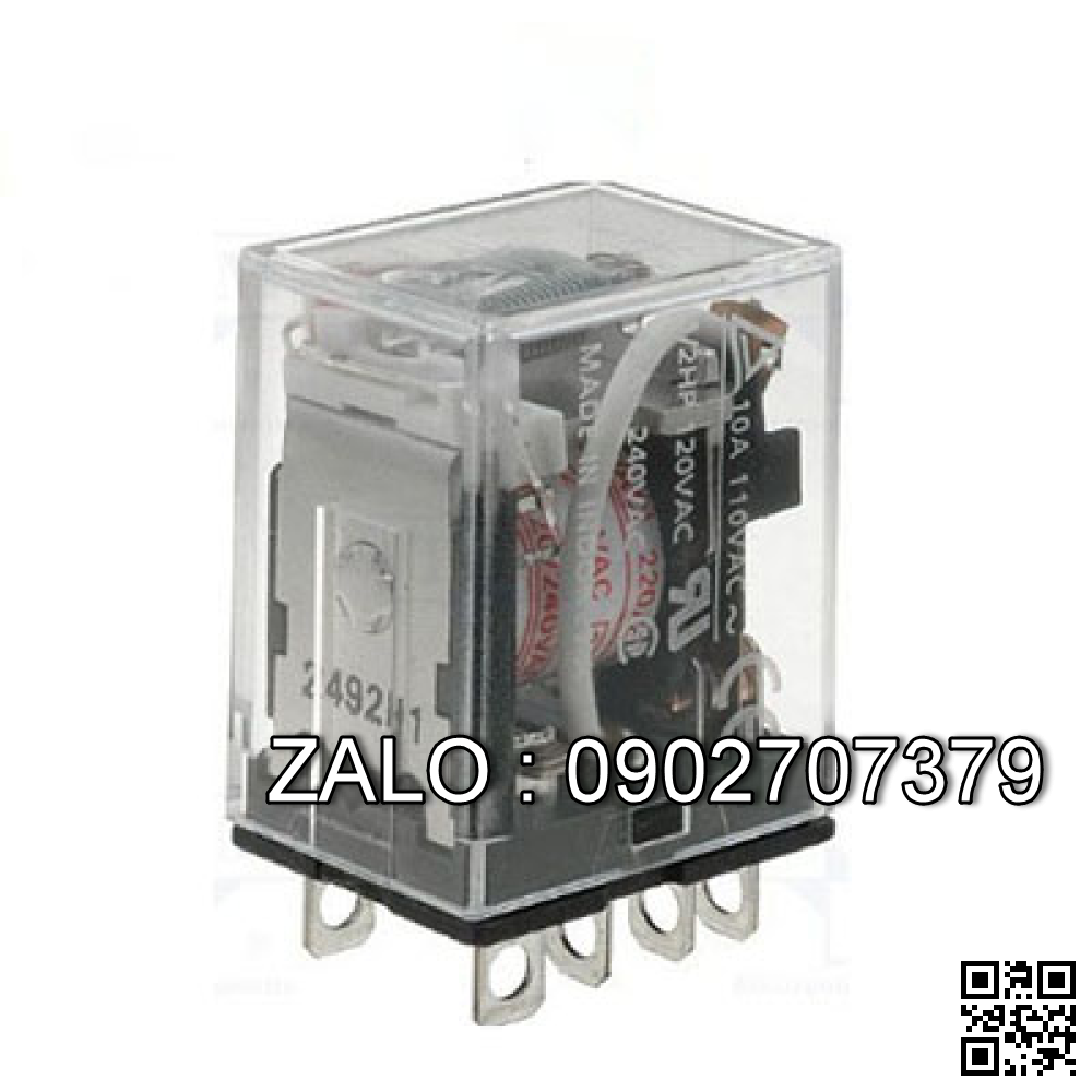 Relay trung gian MY4N, 220VAC, gồm đế