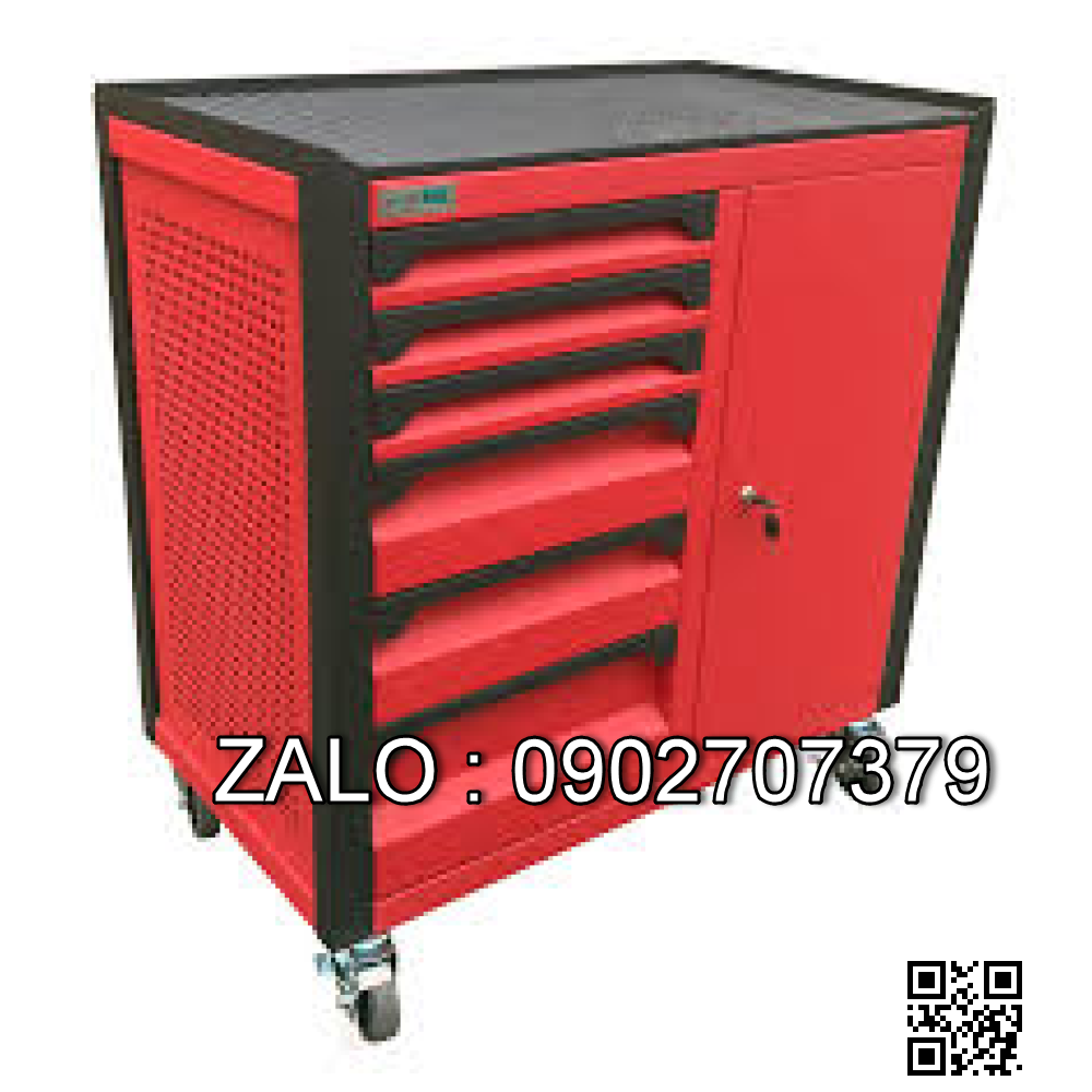 Tủ dụng cụ 8 ngăn kèm hộc có khóa OKASU N1T1RD8