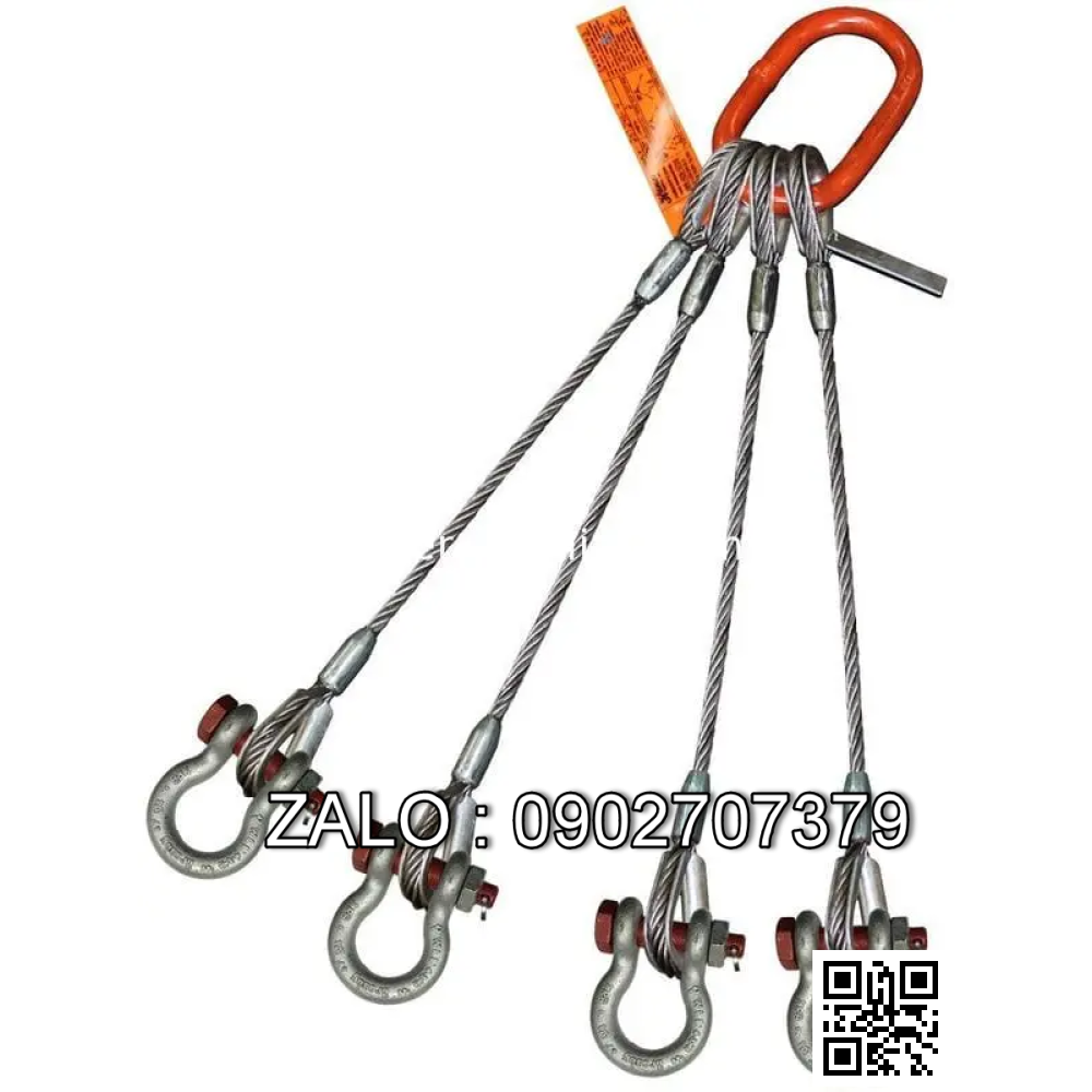 Sling cáp thép 4 chân
