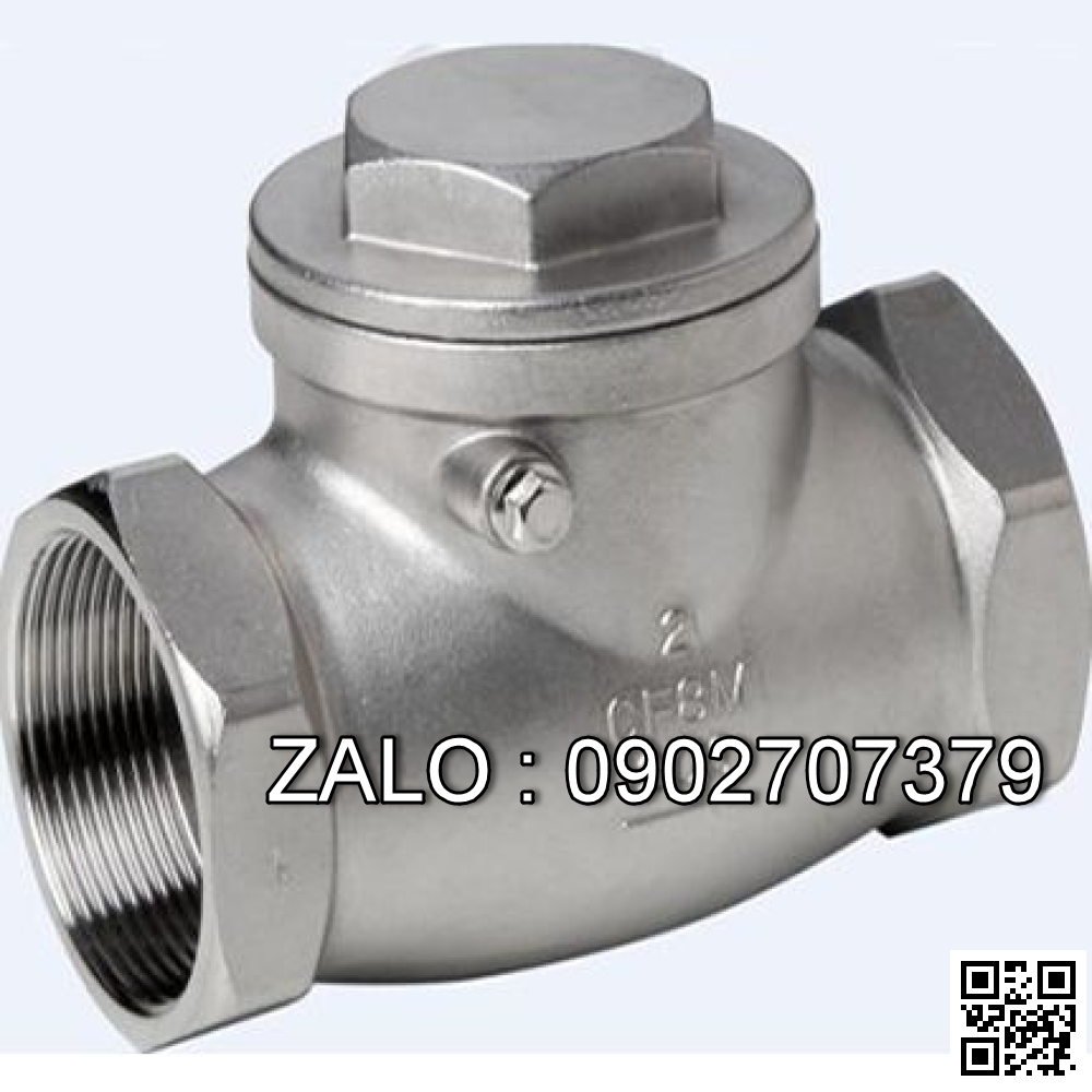 Van 1 chiều lá ren Inox 304 DN200