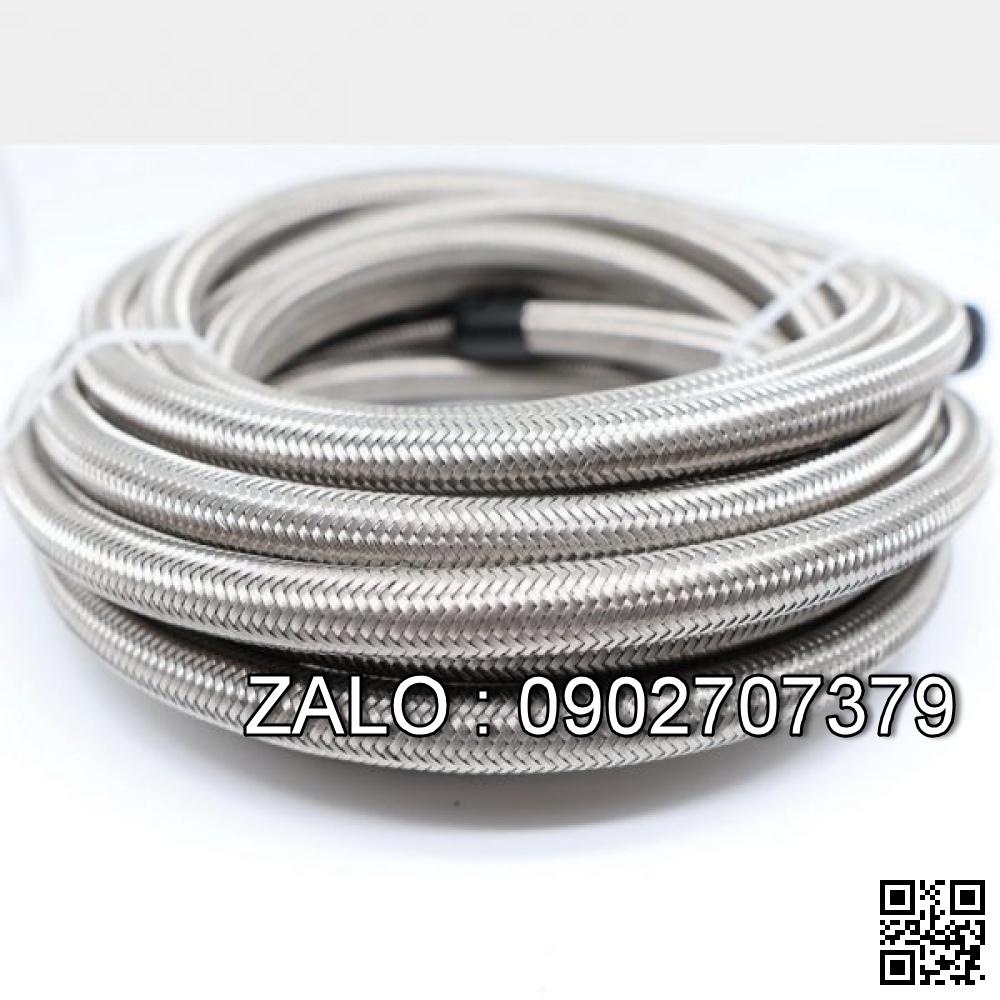 Ống teflon ptfe vỏ lưới inox 1/8, 3/16, 1/4, 5/16, 3/8, 1/2, 5/8, 3/4, 7/8, 1, 1.1/4, 1.1/2, 2 inch