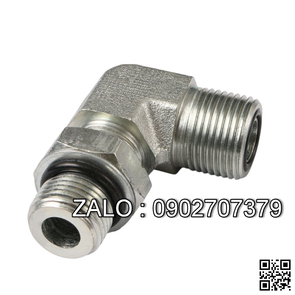 Khớp nối ống thủy lực co 90 ren ngoài 21/8