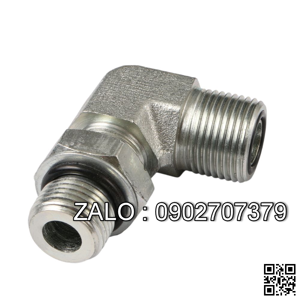 khớp nối ống thủy lực co 90 ren ngoài 17/21