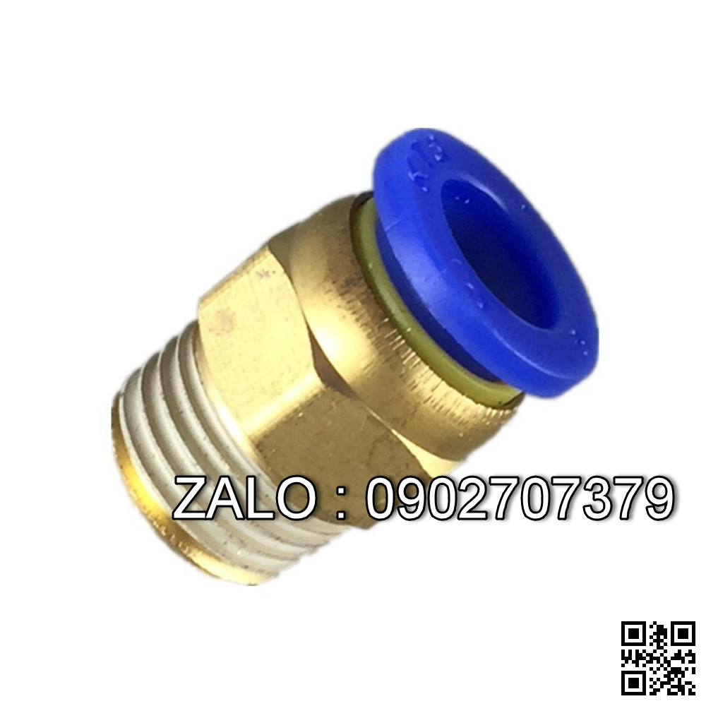 khớp nối PC 17-10 ( Đầu ren 17 đầu ra hơi 10 )