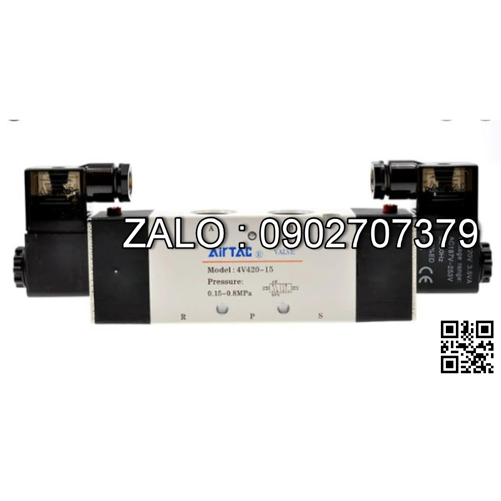 Van điện từ_Solenoid valve AIRTAC 4V420-15