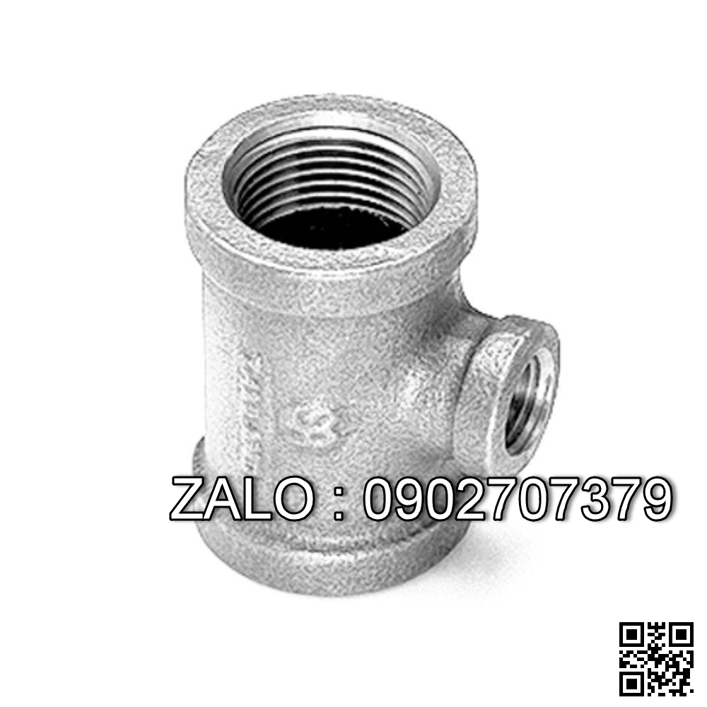 Tê thép mạ kẽm giảm D60/42