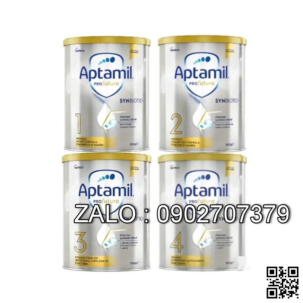 Aptamil Sửa Profutura Úc Số 1,2,3,4 - Hộp 900Gr