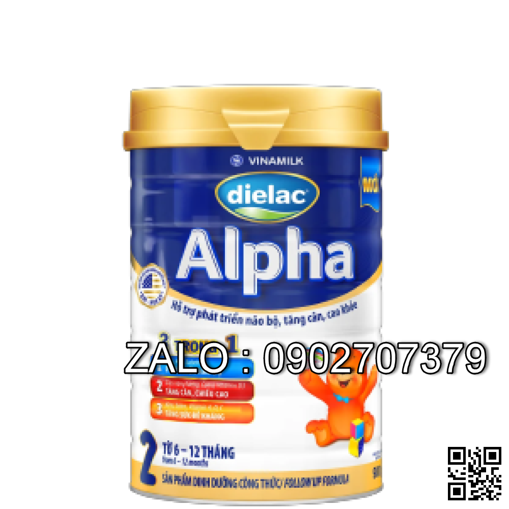 Vinamilk Sửa bột Dielac Alpha 2 900g