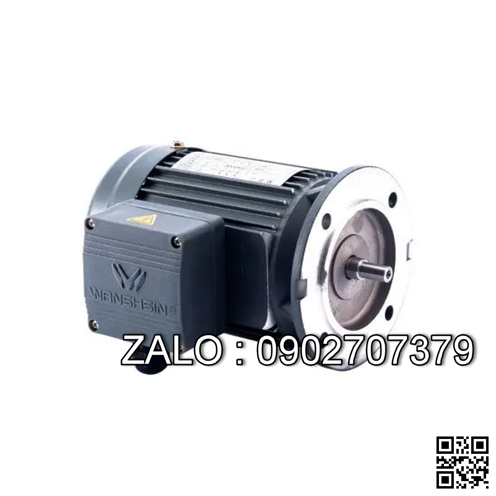 Motor giảm tốc 3 pha mặt bích Wanshsin GV32-750W-50S