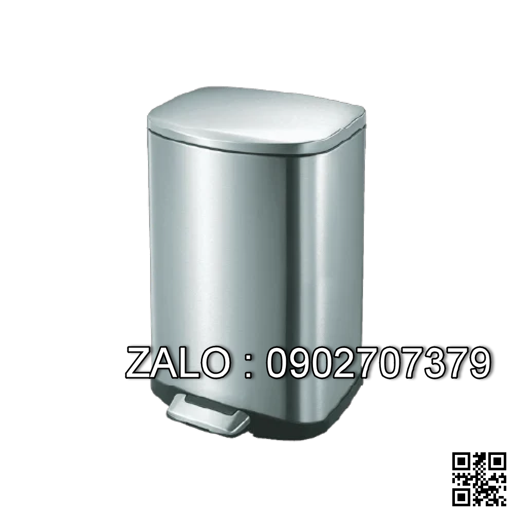 Thùng rác inox vuông EK9366