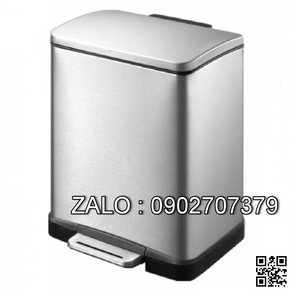 Thùng rác inox chữ nhật EK9268