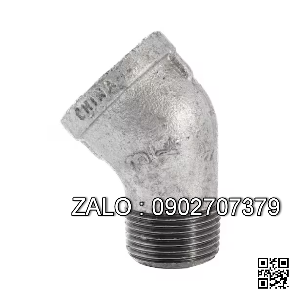 Co ren 45° ( co lơi ) BSPT - INOX 304 DN50