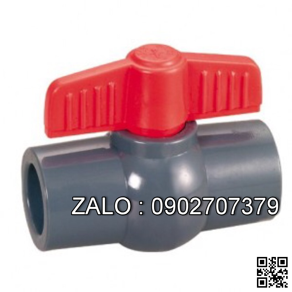Van khóa nhựa tay vặn nhựa màu đỏ 90 Đệ Nhất