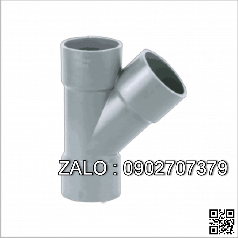 Y đều uPVC D49 Đạt Hòa